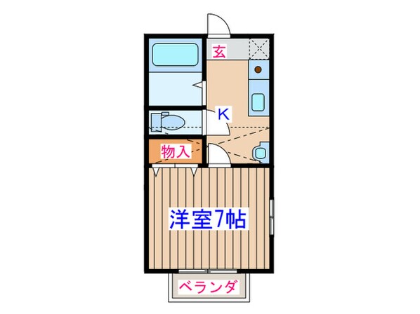 HIコーポ　5の物件間取画像